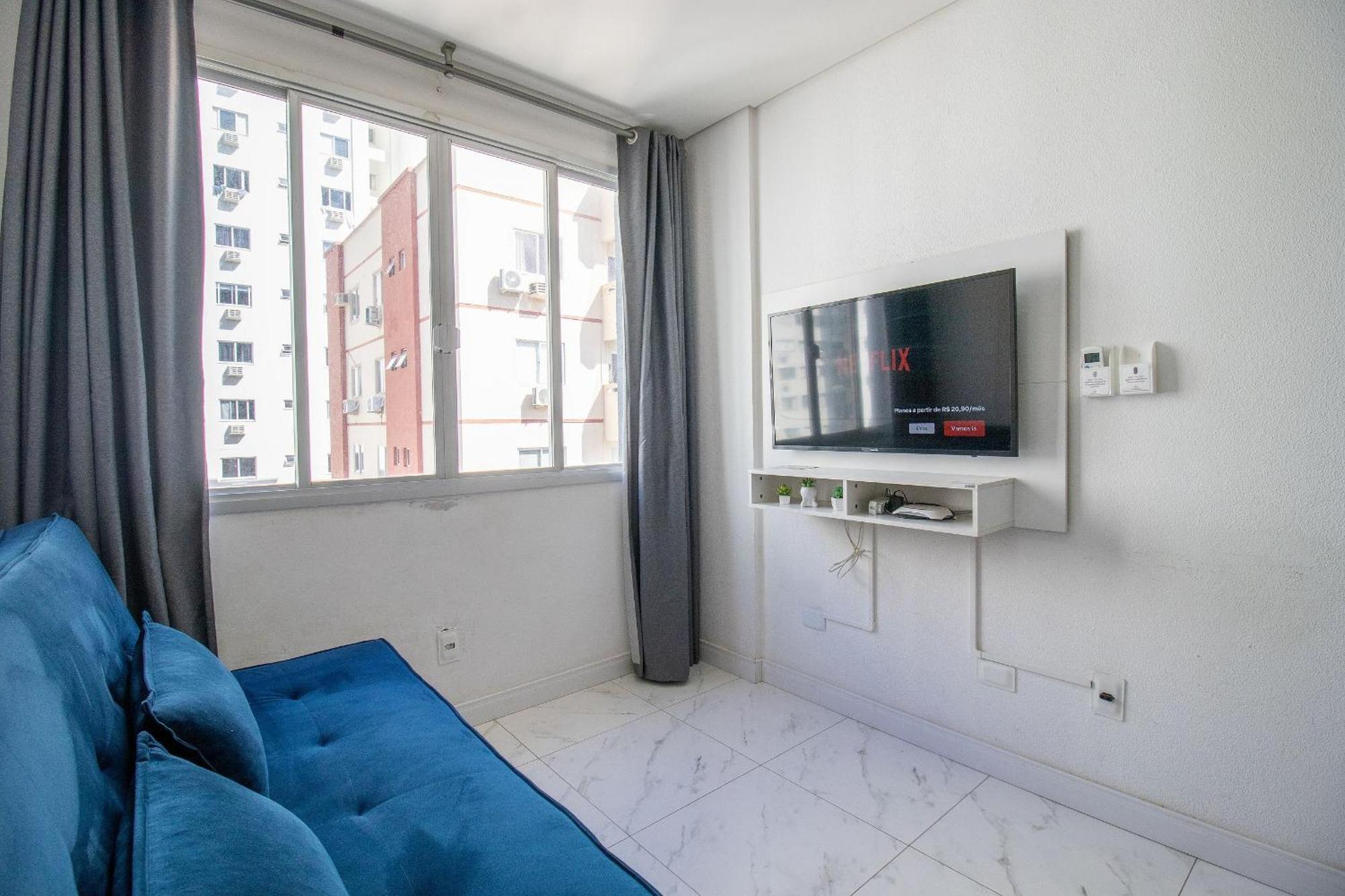 شقة Pos83B - Garagem, Climatizado, Tv Smart, Wi-Fi Balneário Camboriú المظهر الخارجي الصورة